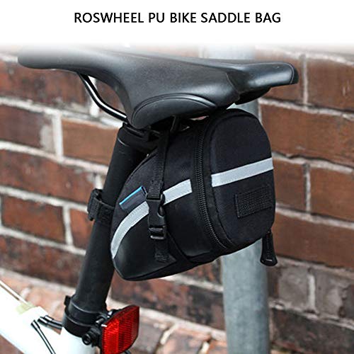 Tbest Waterproof Bike Saddle Bag Road Mountain Bike ycle Saddle Storage Bags Pack Cycling Saddle Bag ycle Tail Bag Pouch Bike Under Bag Rear Pannier - Image 2