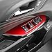 FOEVE Door Window Switch Panel Cover Compatible with Chevy Trax 2024 2025 Accessories, Car Interior Upgrade Trim-Red
