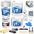 ArmorPoxy Garage Epoxy Floor Kit – Industrial Grade, 2 Part Epoxy Coating for Concrete for Garages, Basements, Workshops, Retail & Automotive Spaces -14 pcs, Covers 600 Sq Ft, Medium Gray