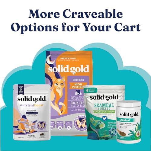 Image of Solid Gold Wet Cat Food Pate - Healthy Canned Cat Food Pate w /Real Tuna & Sardine, Omega Fatty Acids, Vitamins & Minerals - Grain Free & Gluten Free Can Meals for Cats & Kittens - 3ct /3oz Cans