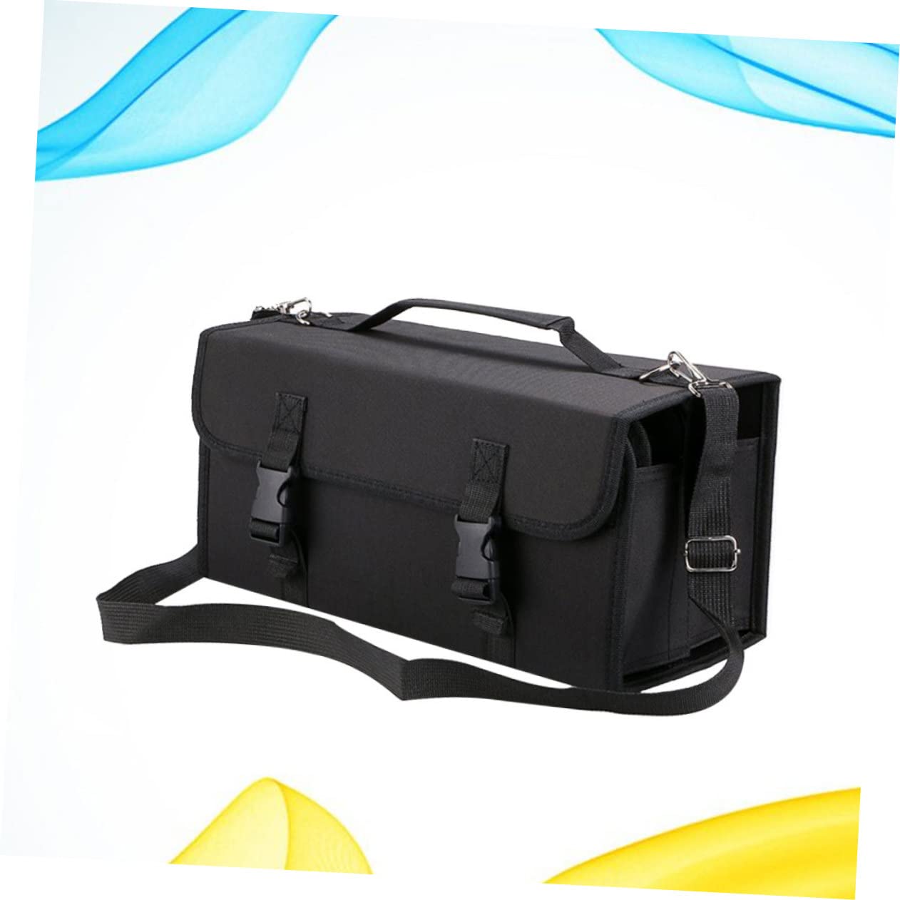 Borsa Porta Pennarelli 120 Scomparti con Cerniera e Tracolla