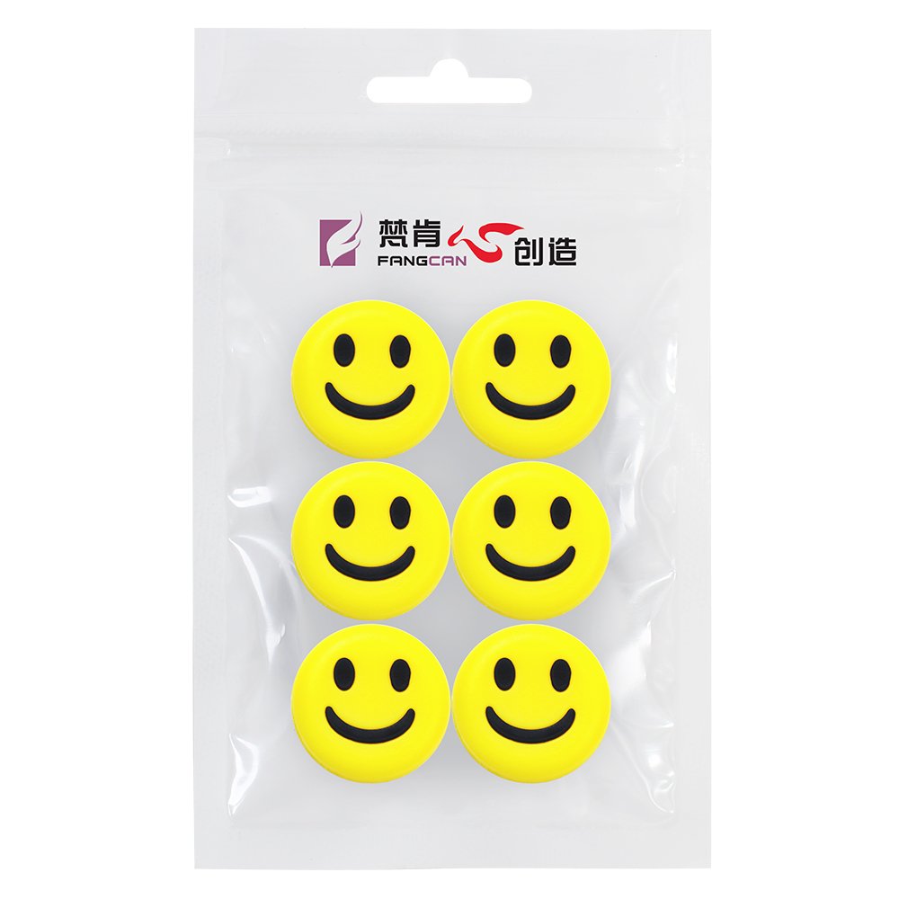 FANGCAN Silicone Vibration Dampeners for Tennis Squash Racket Pack of 6