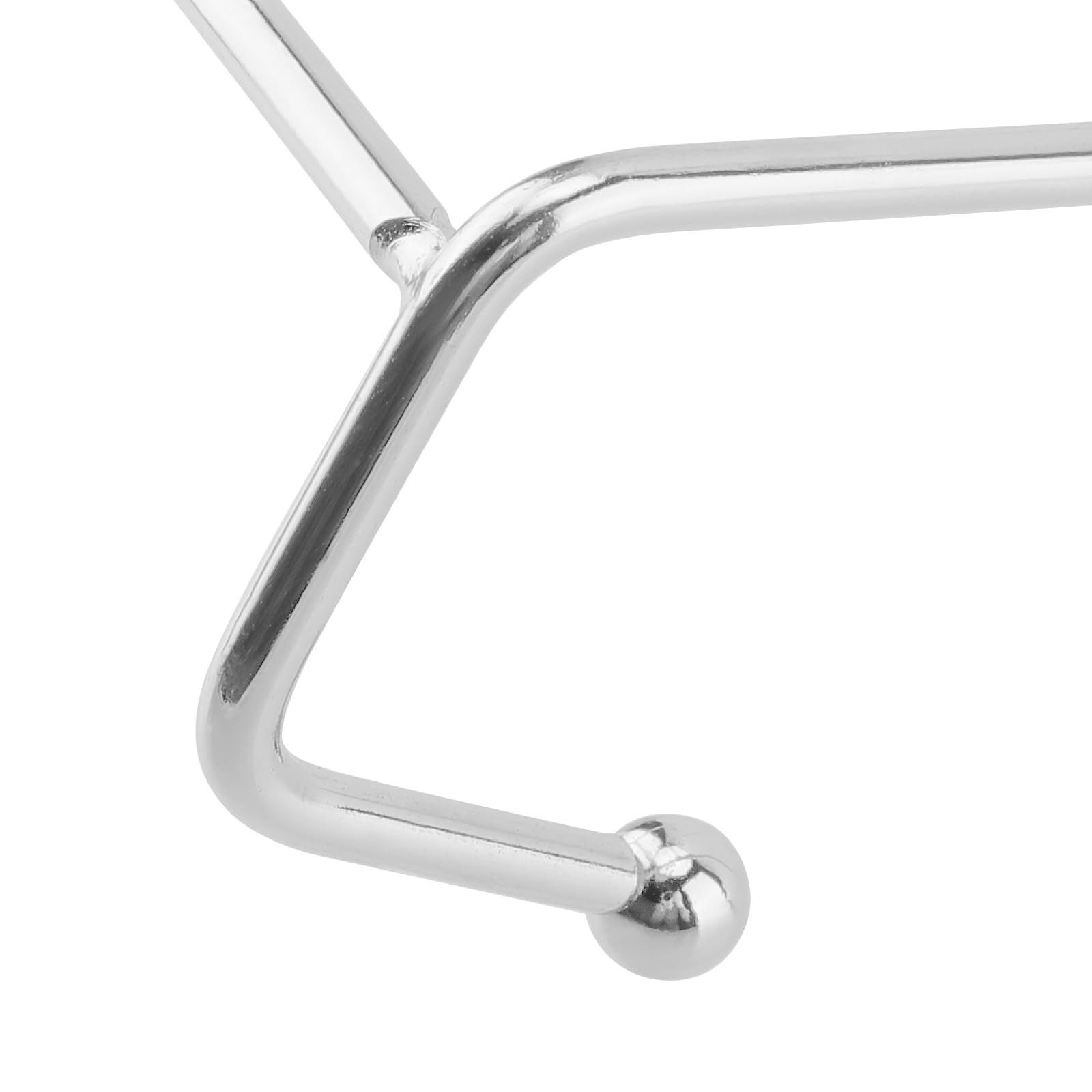 SINJEUN Sztaluga metalowa, 15 cm, stojak na talerze, dekoracja, żelazo, srebro