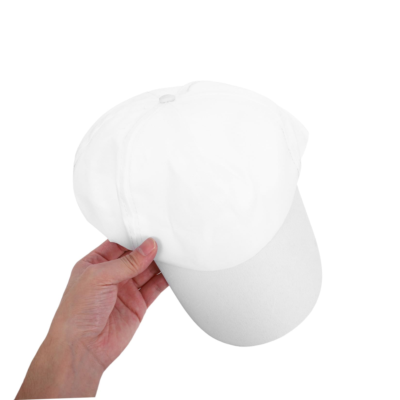 Toyvian 24 Pezzi Cappellini Baseball in Cotone Leggero Bianco con Vernice Acrilica Sicura per Attività Fai da Te Feste e Sport Cappelli per Progetti Creativi e Gruppi