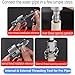 Pipe Thread Cutting Tool, Thread Trimming and Angle Bolt Repair Tool, Electric Drill Compatible Pvc Pipe Threader Kit, Garden Hose Thread Die 1/2