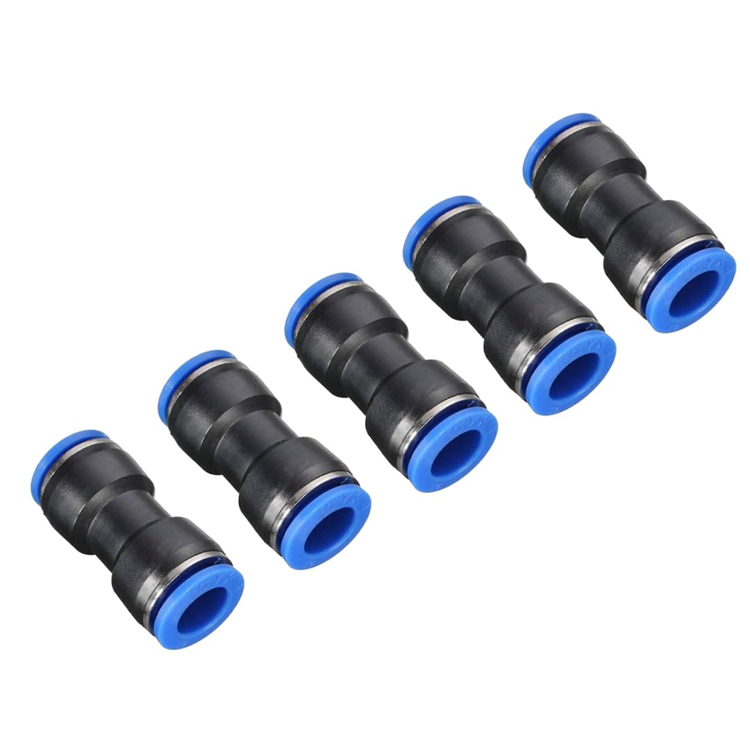 B K JAGAN & CO Pneumatic Fitting Jointer Push in Straight Union Connector for Air Water Tube (Pack of 5 Pcs) (6 x 8 mm) (B0B2LKDGHM) Amazon Price History, Amazon Price Tracker