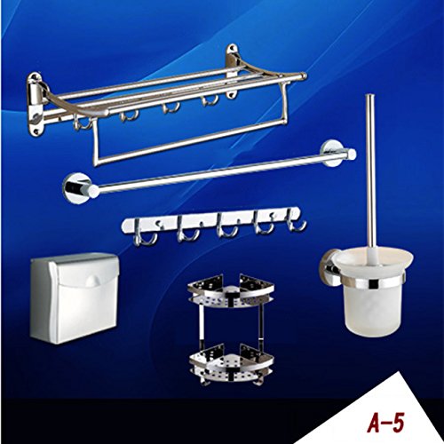 Preisvergleich Produktbild CivilWeaEU- Handtuchhalter, Edelstahl Handtuchhalter, Bad Badezimmer Hardware Anhänger, Bad Anhänger -Regal