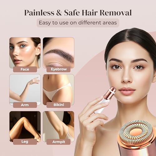 Image of Gen3 Replacement Heads Generation 3 for Finishing Touch Flawless Facial Hair Removal for Women, Also fits Profeir innobeaut gurelax EVIEY KRADAA VISOFO bikurpia Hair Remover Razor (Set of 4)