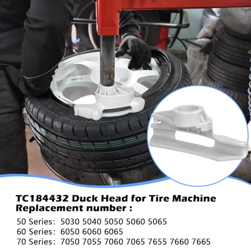 Image of Tire Changer Low Profile Mount Head, TC184432 Demount Head Kit Fit for Coats, 1Pack Tire Machine Changer Mount Head, Tire Changer Duck Head For Low Profile Tires - Larger Channel For Difficult Wheels