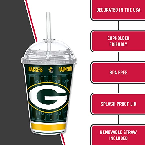 Image of Rico Industries NFL Football Rookie of The Year 12oz Acrylic Tumbler, Youth Tumbler with Swirly Straw