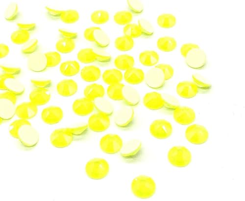 144 piezas de colores neón eléctricos Swarovski New 2088 Xirius 12ss con parte trasera plana de diamantes de imitación Nail Arts de 0.118 in ss12