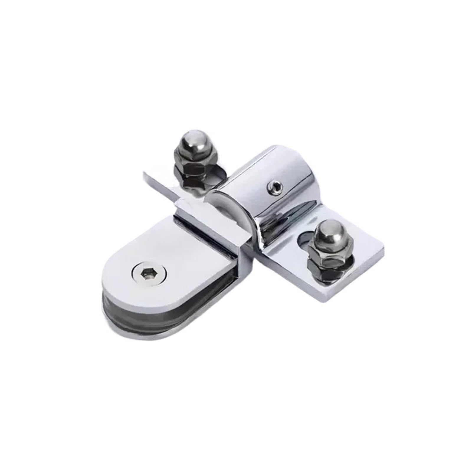 Hinges, 1pc Bathroom Glass Door Clamp/Hinge Rotating Shaft Thickened Zinc Alloy Hinges