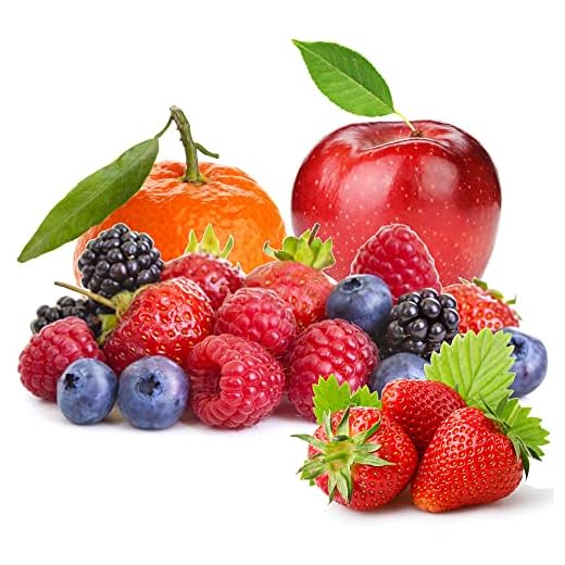 600+ Mix Fruit Seeds Combo Pack - 6 Variety Non-GMO Heirloom and Organic, Strawberry Seeds Raspberry Seeds Mulberry Seeds Apple Seeds Orange Seeds Blueberry Seeds for Planting Home Garden