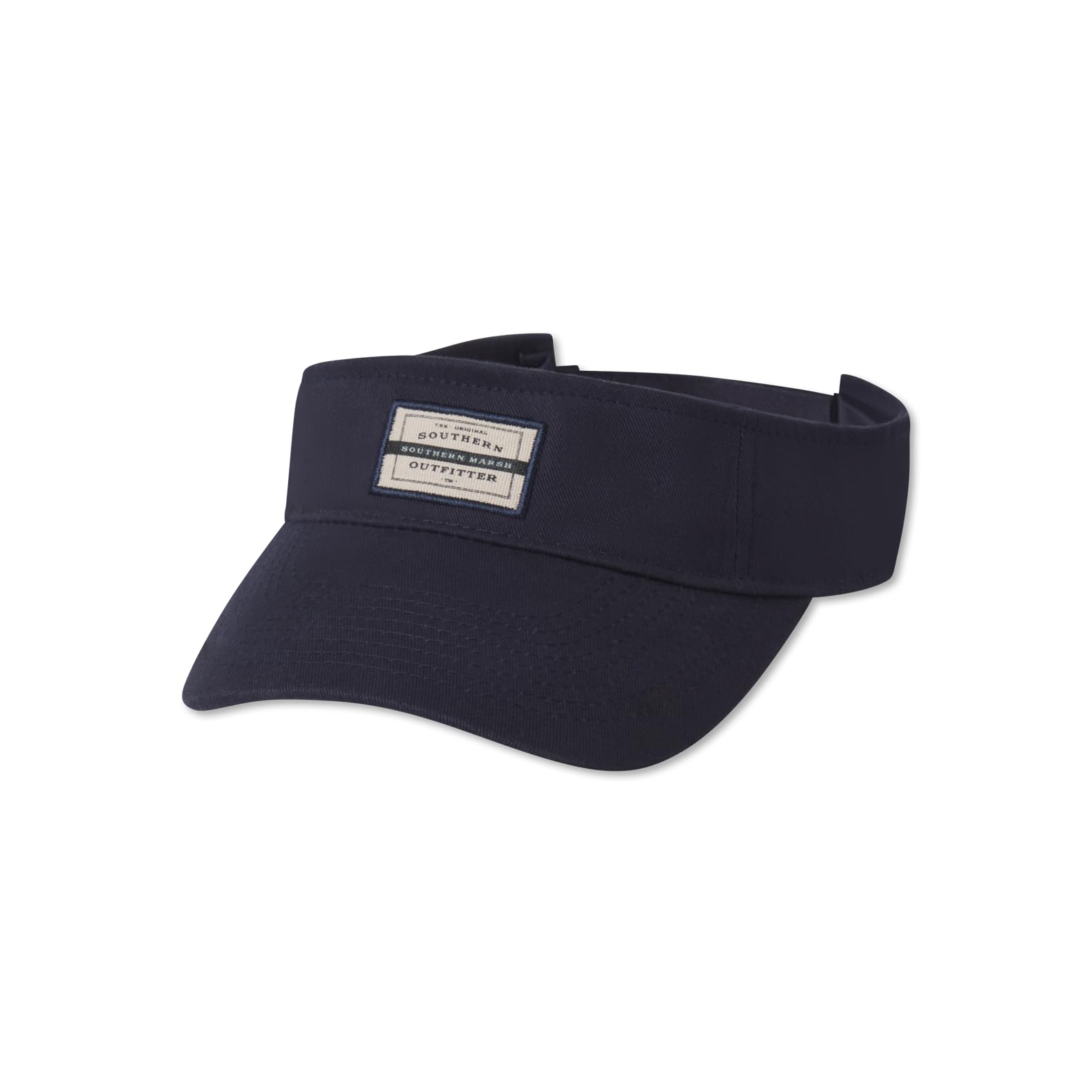 Southern Marsh, Tag Visor, Navy with Tag, One Size