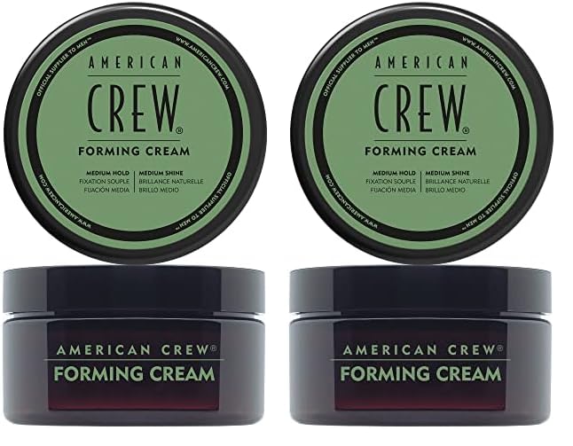 forming Cream with Medium Hold and Shine, Gifts for Men, for Shape and Thickening, Cream Texture for All Hair Types, Hair Styling for Men - 85 g (Pack of 2)