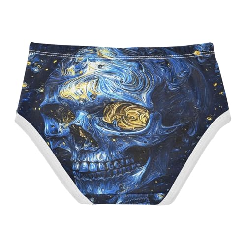 Gothic Skull Starry Night Toddler Girls's Underwear 2T 202b90482