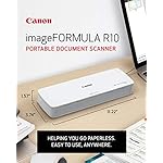 Canon imageFORMULA R10 - Portable Document Scanner, USB Powered, Duplex Scanning, Document Feeder, Easy Setup, Convenient, Perfect for Mobile Users - Image 2
