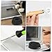 HOLIDYOYO Wood Handle Screen Spline Roller Tool with Hooked Rubber Strip for Window Screen Repair for Easy Installation and Maintenance