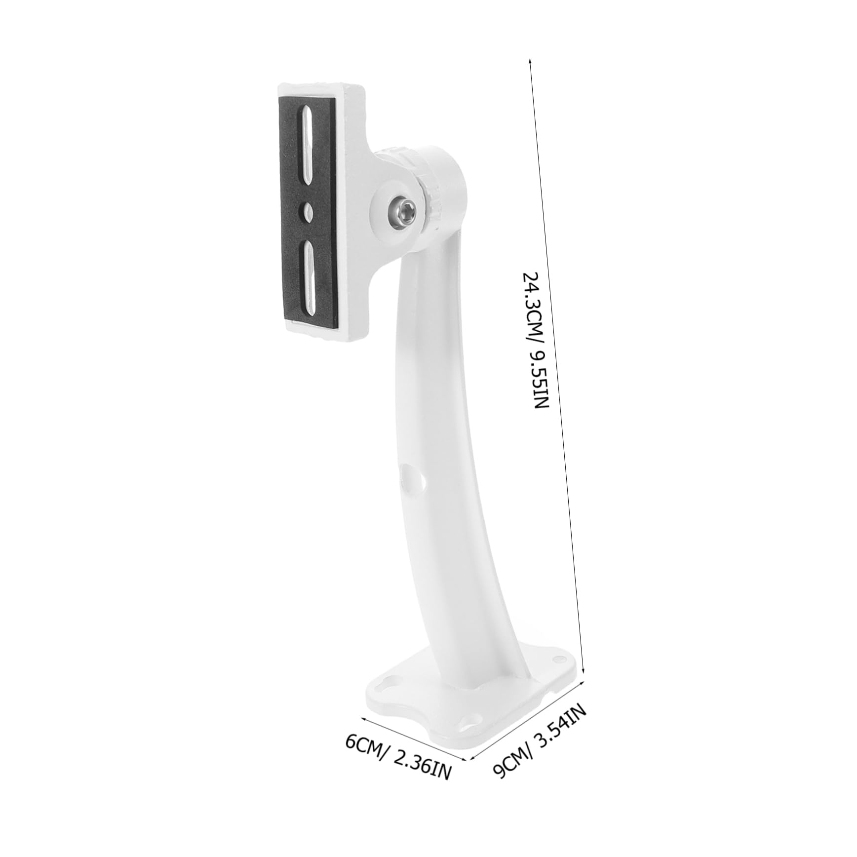 Angoily Security Camera Mount Bracket Wall Mount for Indoor/Outdoor Cameras Sturdy Aluminum Alloy Construction Space-Saving Design Easy Installation