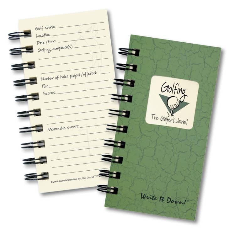 Write it Down Golfer's Journal