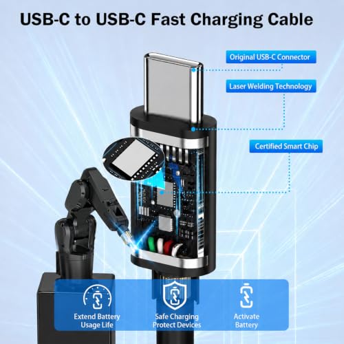 Image of iPhone 17 16 15 Long Charger Fast Charging,20W iPad USB C Wall Charger Block with 6FT USB C to C Cable Cord for iPhone 17 /Pro /Pro Max /17 Air / 16 /16 Pro /16 Pro Max /15 /Plus /Pro /Pro Max