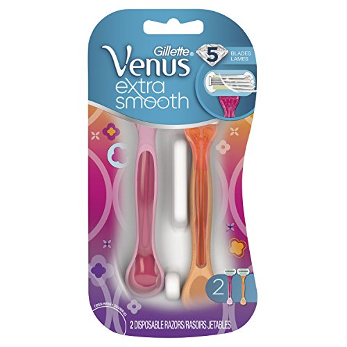 Gillette Venus Extra Smooth Purple Disposable Women's Razors - 2 Pack