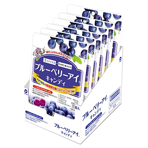 パイン ブルーベリーアイキャンディ 80g ×6袋