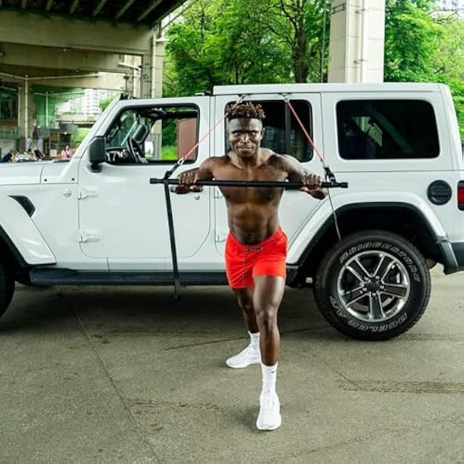 Redge Fit? Complete Portable Full Body Home Gym Park Workout Set I Best Gift for Christmas I Resistance Bands for Beginners to Elite Athletes I Train Insane (with Free app)