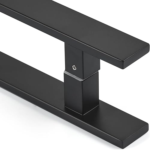 Miniatura 8 de Ranbo Manija de puerta de entrada de acero inoxidable 304 de grado comercial de 18 pulgadas, moderna, contemporánea, barra de tirador de escalera de