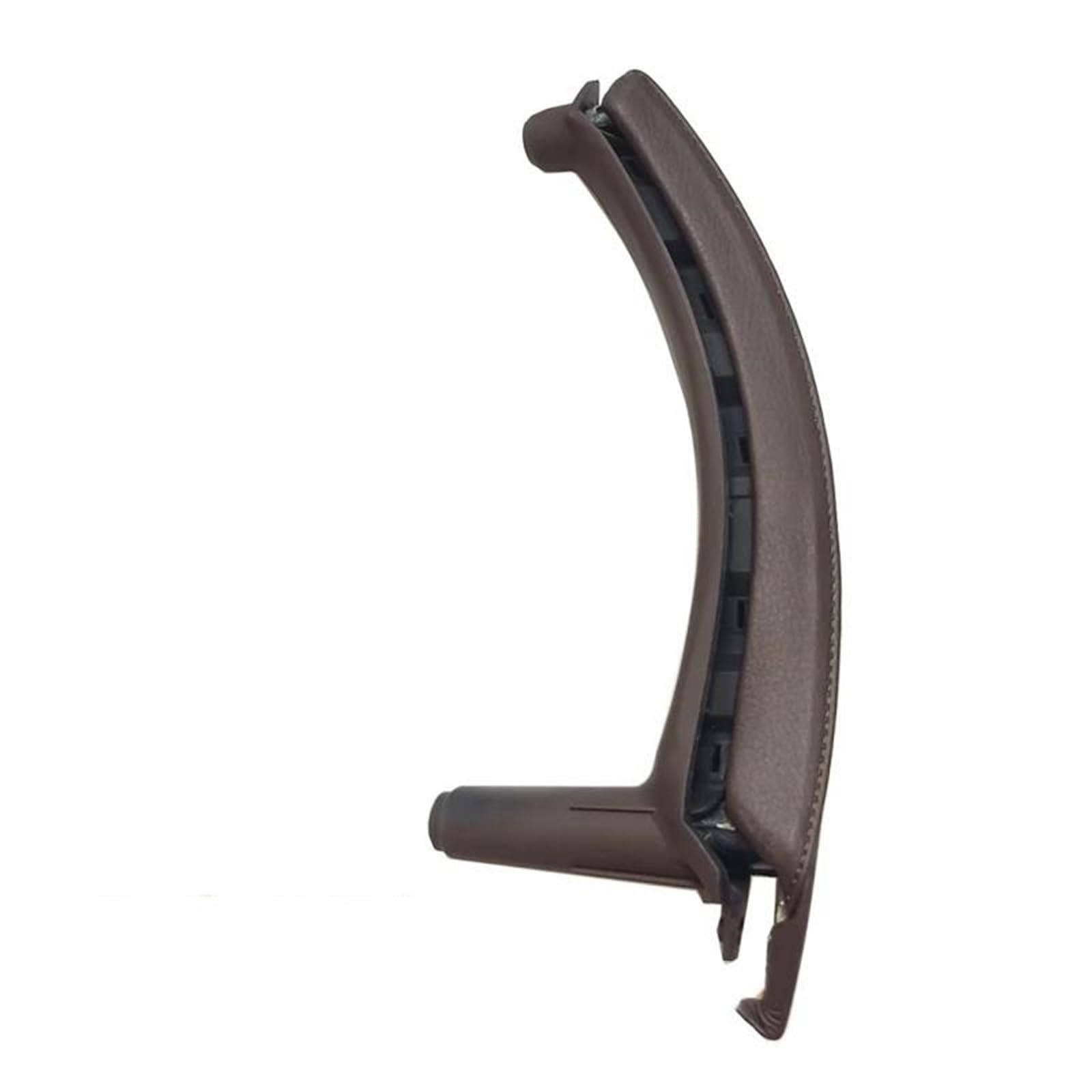 HJKDSZ Car Left Right Interior Passenger Door Handle with Leather Cover Assembly for X5 X6 E70 E71 E72 2007-2014(Left Moka)