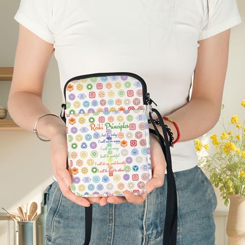 G2TUP Reiki Master Crossbody Bag Reiki Chakra Healing Gift Reiki Principles Shoulder Bag Reiki Master Merch4