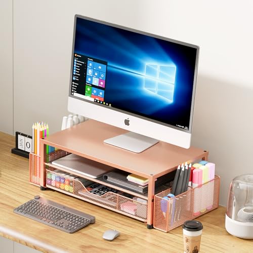 image for OPNICE Desk Organizers and Accessories, 2-Tier Computer Monitor Stand 