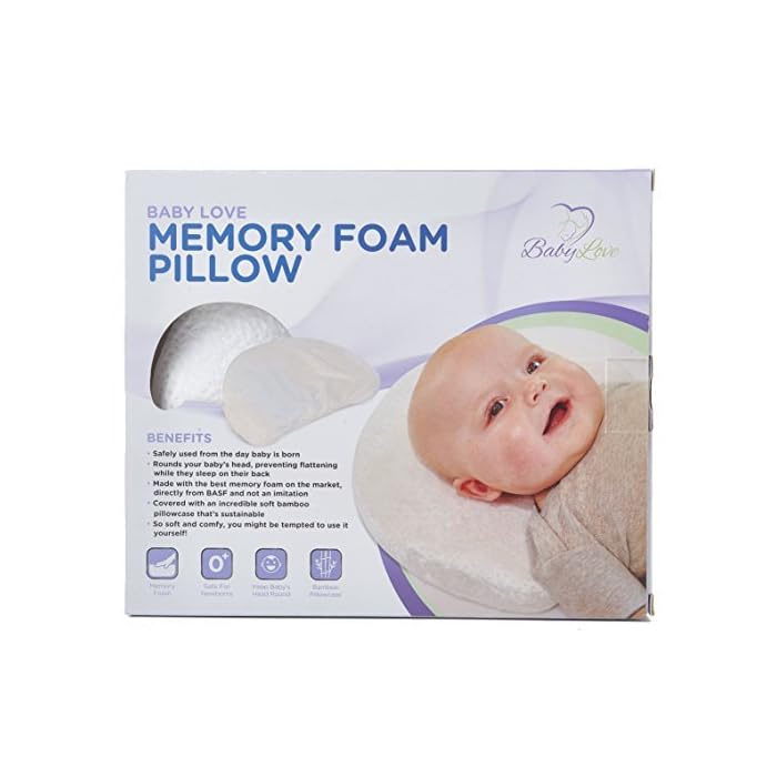Buy Baby Head Shaping Pillow Memory Foam Baby Pillow With Natural