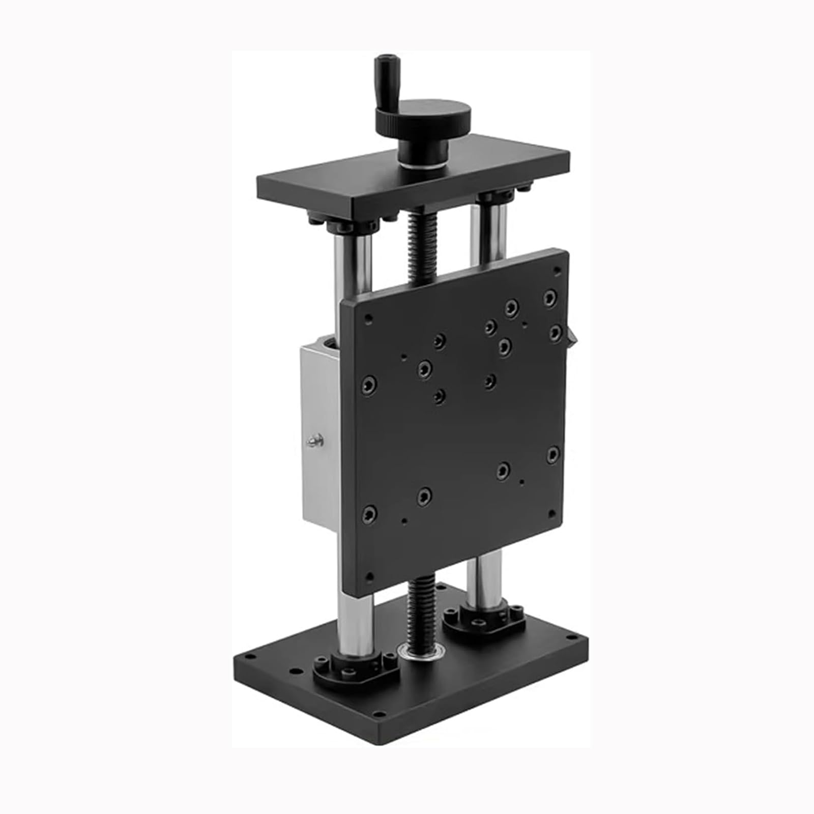 Attuatore lineare Guida per binario scorrevole con volantino, piattaforma di sollevamento asse Z per progetti CNC fai da te e ingegneria meccanica