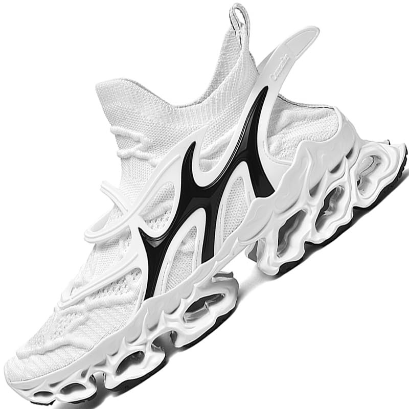 Image of Men's Sneakers for Men Shoes Blade Tennis Mens Trail Running Athletic Fashion Shoe Man Black White Brown Blue Orange Size Basketball Runner
