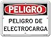 VESTIL DANGER SIGN SI-D-23-A-AC-130-S ALUMINUM COMPOSITE .130" overall size 10.5"W x 7.5"H Electrical Hazard PELIGRO DE ELECTROCARGA
