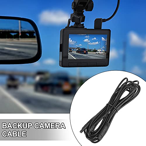 Image of X AUTOHAUX 5 Pin 4m 13ft Backup Camera Extension Cable Dash Camera Cord Wires Car Rear View Camera