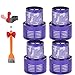 Poazmron Filtre pour Dyson V10 Série, Filtre V10 de Remplacement 4 pcs, Filtre pour Aspirateur V10, Accessoire Filtre v10 et sv12
