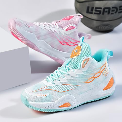 High Top Boys Basketball Shoes Breathable Non Slip Outdoor Sneakers Comfortable Fashion Athletic Training Sport Shoes for Girls3