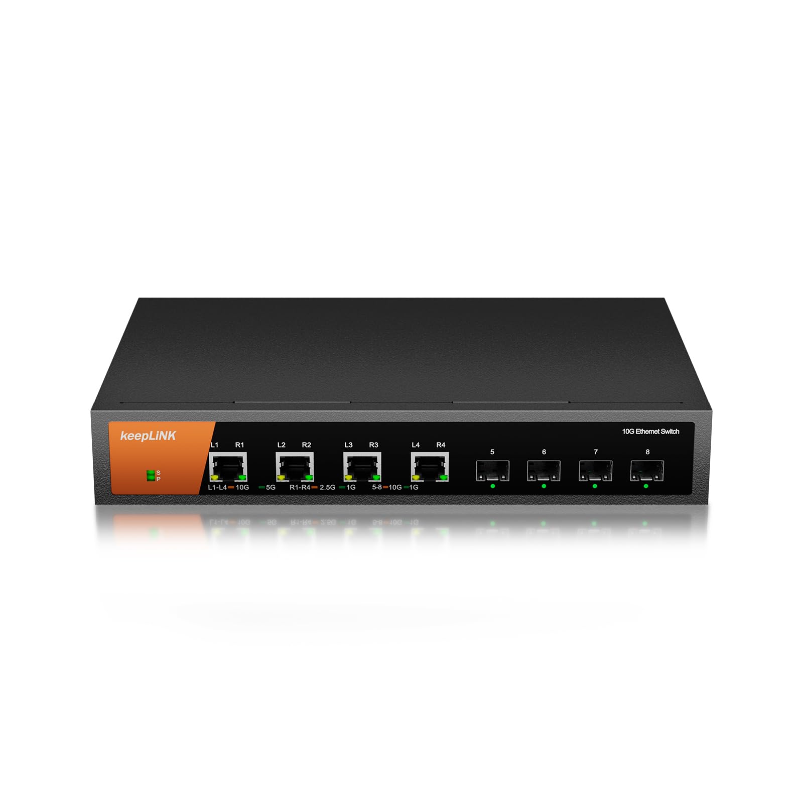 Amazon.co.jp: keepLiNK 10G スイッチングハブ 8ポート(4x10G RJ45と