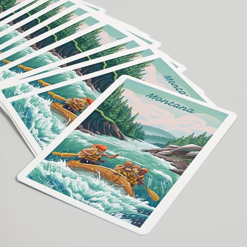 Baraja de cartas póker 52 naipes Montana Seek Adventure miniatura 5