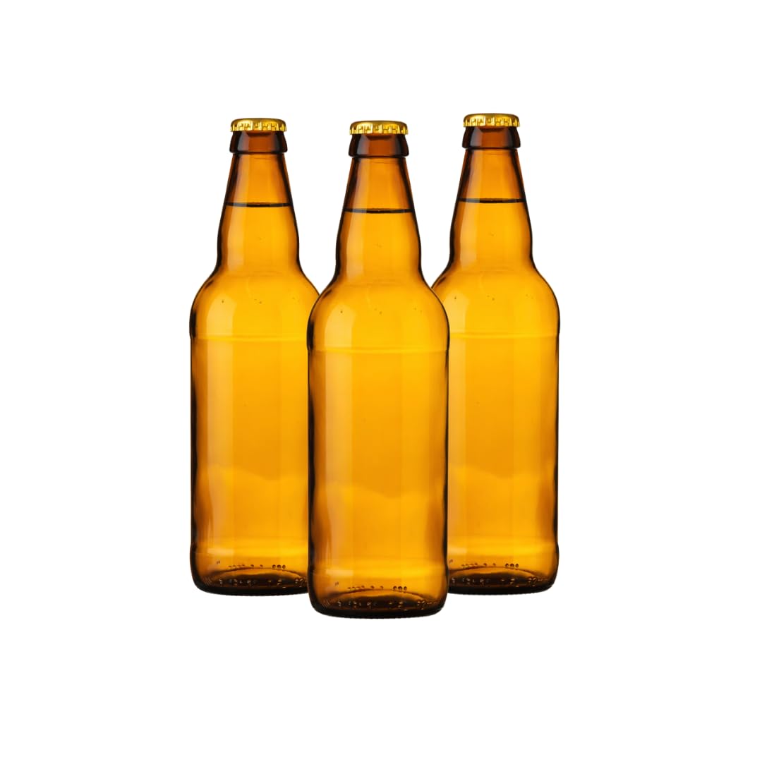 Jars And Bottles Amber Glass Beer Bottle 500Ml | /Brown | Craft Brewing Bottle | Perfect For Homebrewing | Beers, Ales, Ipa’s & Cider | Jb (24)