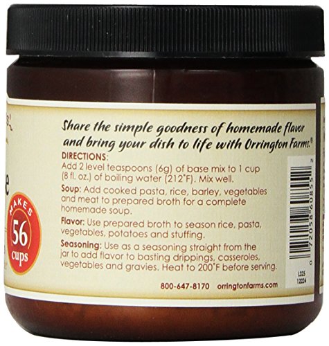 Orrington Farms Chicken Flavored Broth Base & Seasoning, 12-Ounce (Pack of 6)