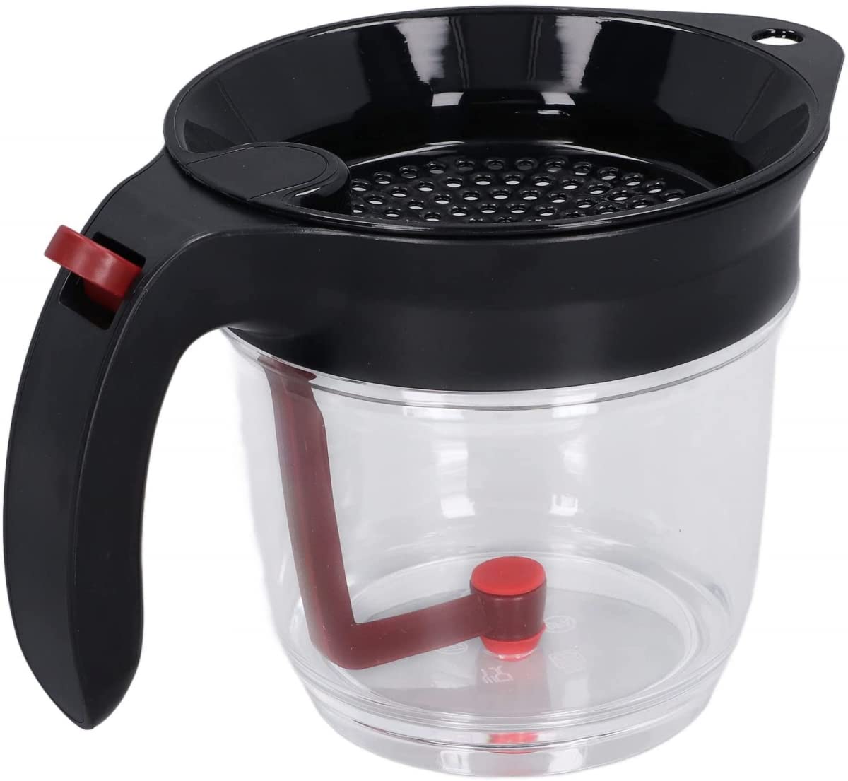Buy Grease Separator Measuring Cup, 4Cup Sauce Separator and Strainer