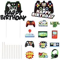 Disnace Decoración para tartas de videojuegos, decoración para