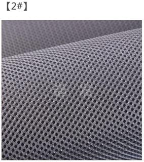 Laliva YACK 3D Air Spacer Sandwich Mesh Fabrics PET Hygrolon Heavy Seat Cover Soft Thick Breathable Sport Wear 155CM Wide 230G/M2 3MM - (Color: 2 Grey) - coolthings.us