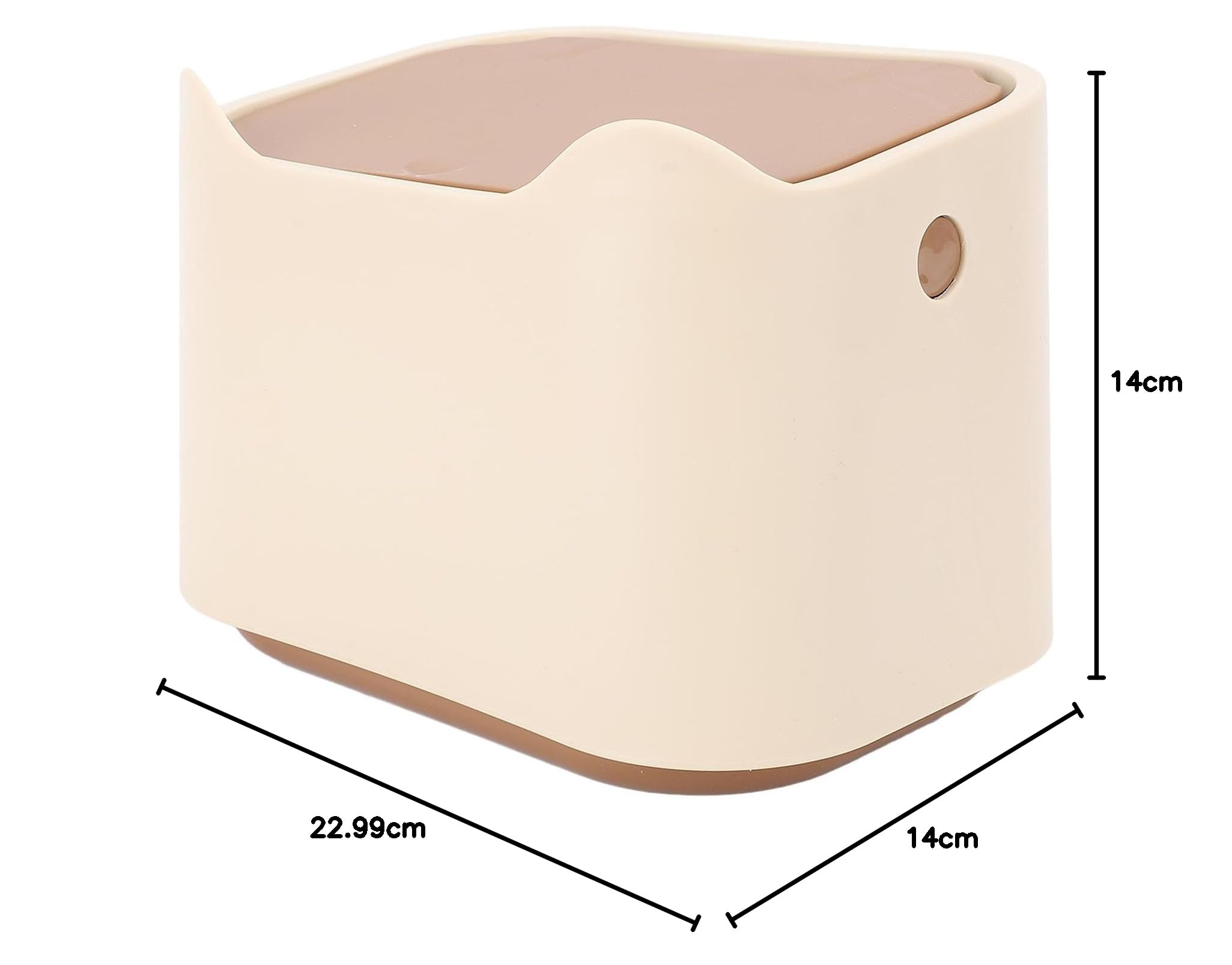 Sxhlseller Poubelle à Crottes de Chat Robuste avec Couvercle à Pression, Poubelle à Litière pour Chat élégante pour un Usage Domestique, Idéale pour les Propriétaires D'animaux [conception esthétique]