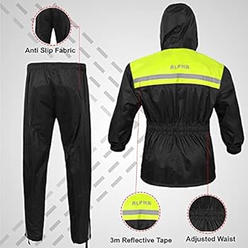 Amazon.com: Alpha Cycle Gear Rain Suit 