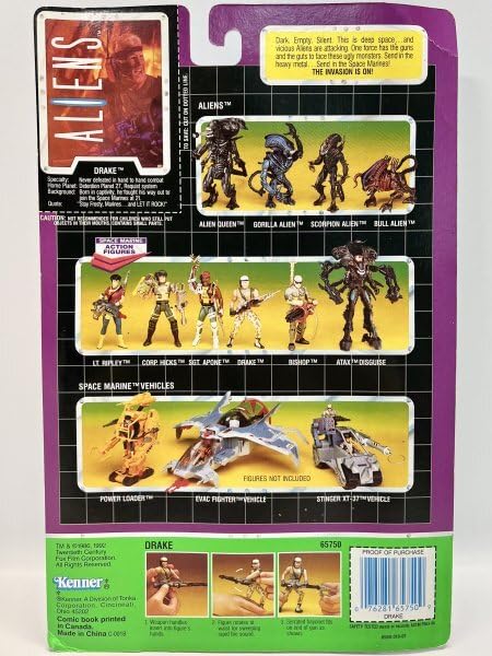 Amazon.co.jp: 1992 ケナー エイリアン ドレイク フィギュア Kenner