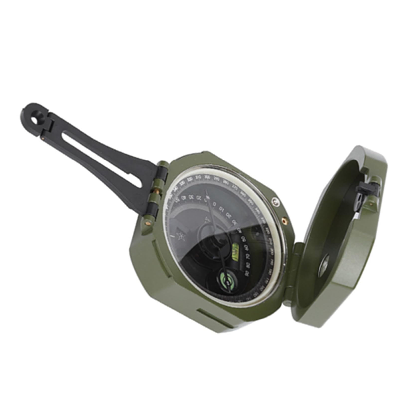 Fluorescent Waterproof Compass for Hiking Geological Surveys High